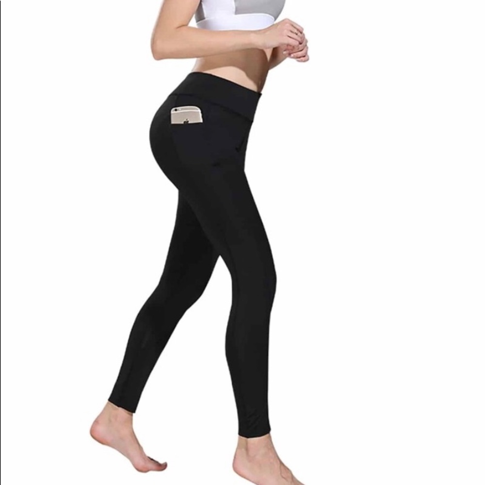 2 Pairs : Black + Mermaid Leggings